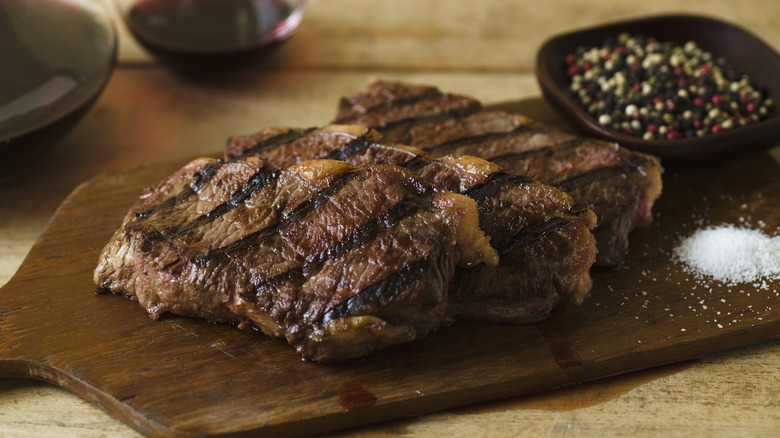 Meat on a cutting board