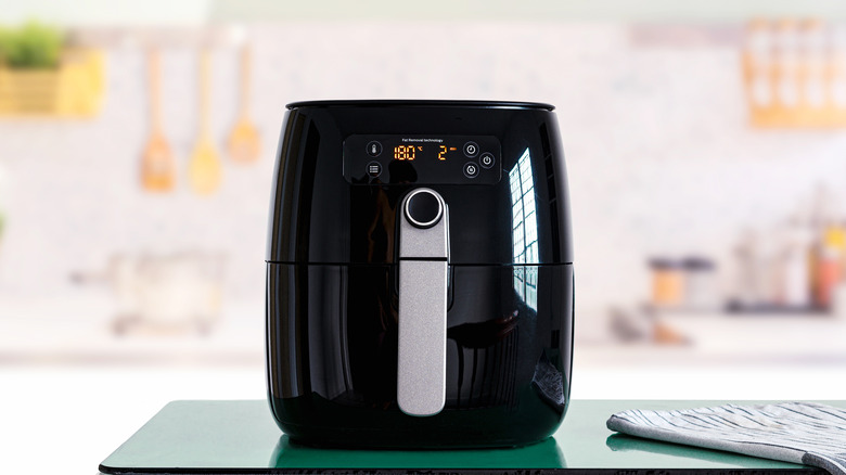 Air fryer on kitchen counter