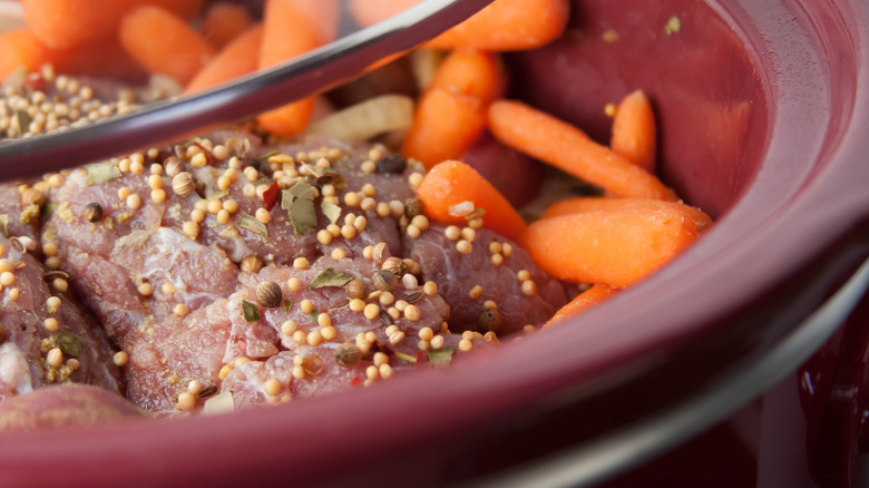 Corned beef in slow cooker 