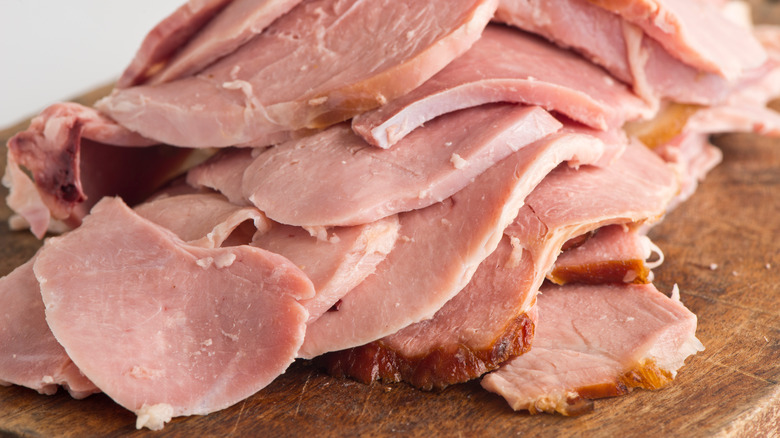 Sliced ham