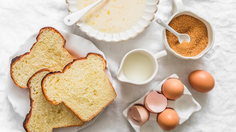 Brioche French toast ingredients