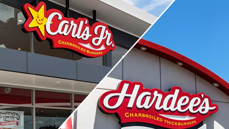 Carl's Jr. and Hardee's signs