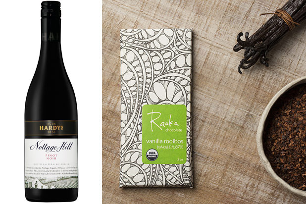 Pinot Noir and Vanilla Roobois Chocolate