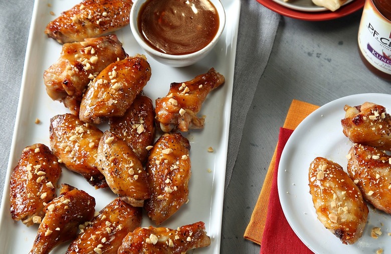 Kung Pao Glazed Chicken Wings 