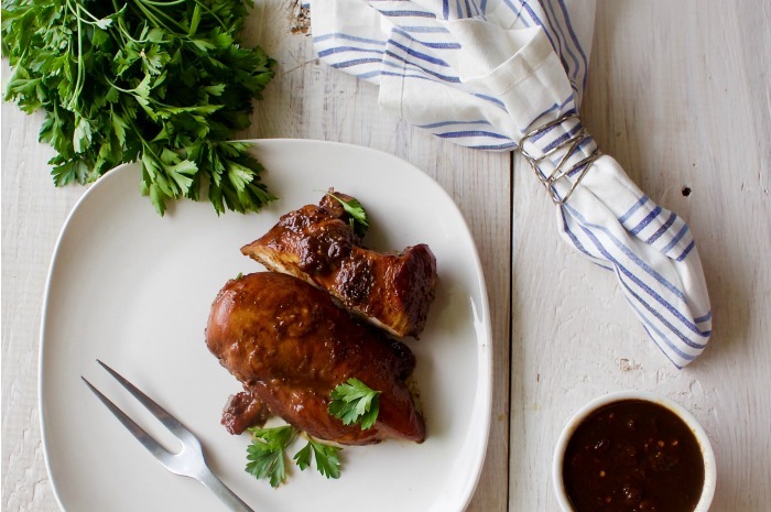 Pan-Fried Rhubarb Chicken