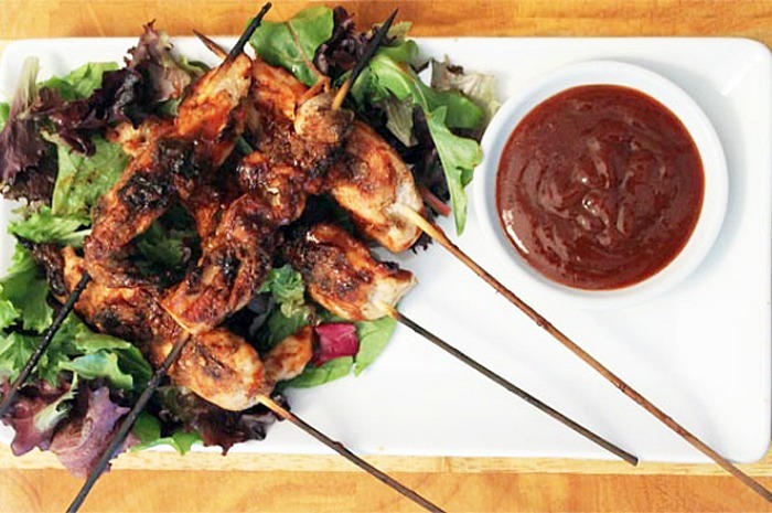 Bourbon BBQ Chicken Skewers