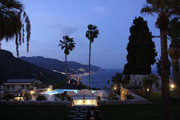 20. The Terrace Bar at The Ashbee Hotel in Taormina, Italy 