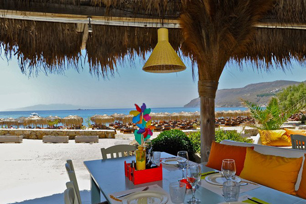 30. Solymar Beach Restaurant & Bar in Mykonos, Greece 