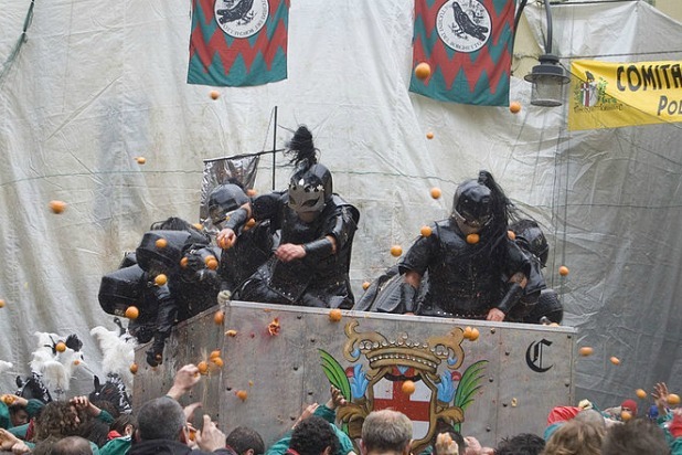 Italy's Orange Battle — Ivrea, Italy