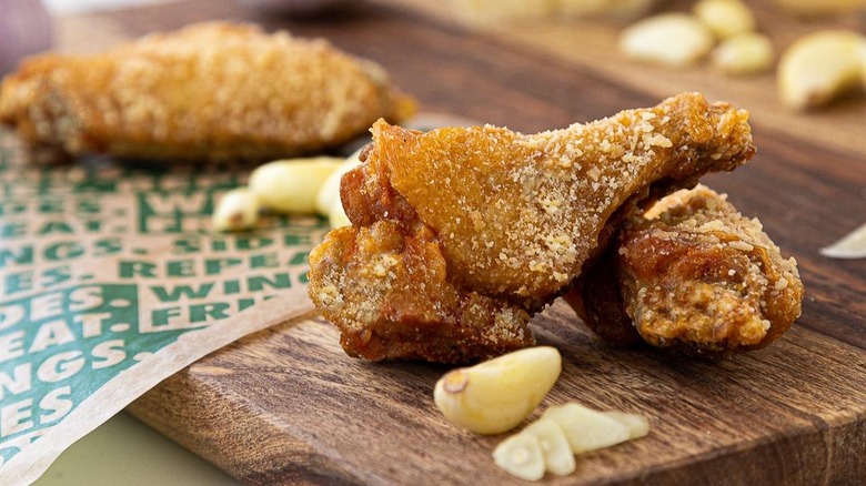 Garlic parmesan chicken wings