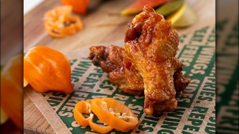 Mango Habanero wings