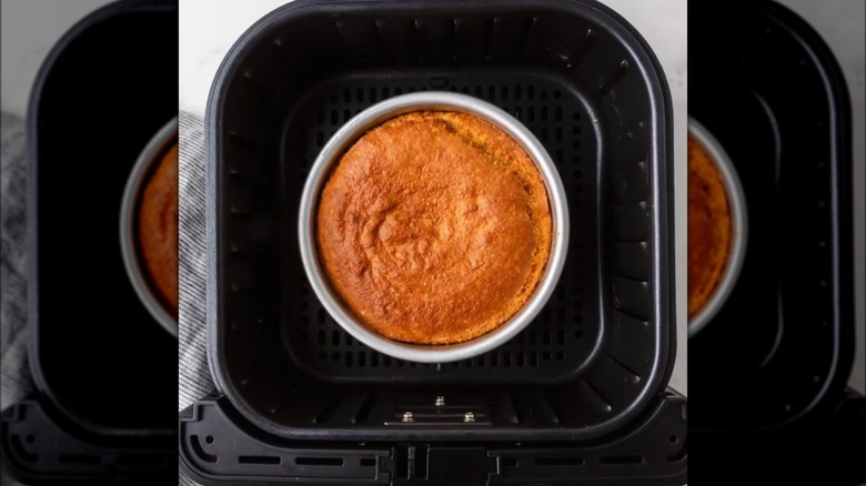 Cornbread in an air fryer