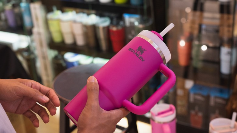 pink Stanley Tumbler