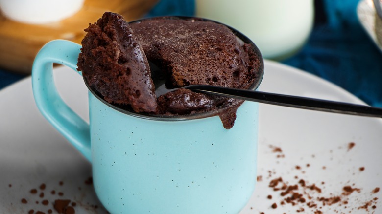 Chocolate mug cake