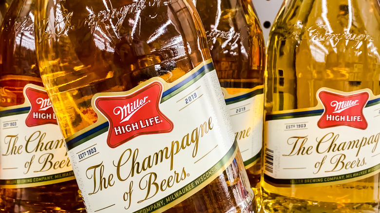 Miller High Life bottles