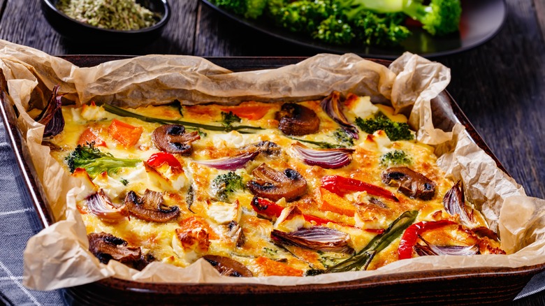 oven vegetable frittata