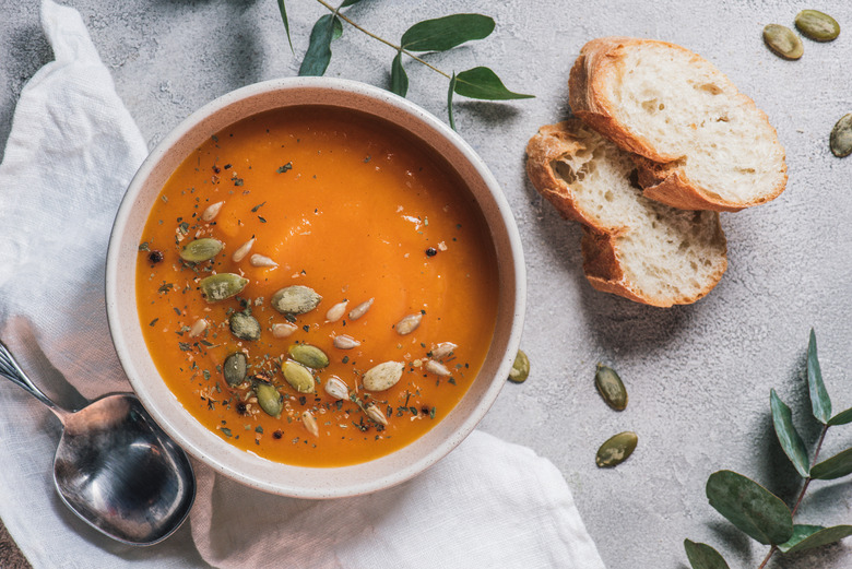 Apple pumpkin soup