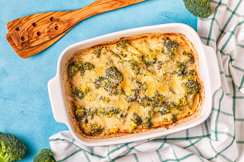 Broccoli cauliflower casserole