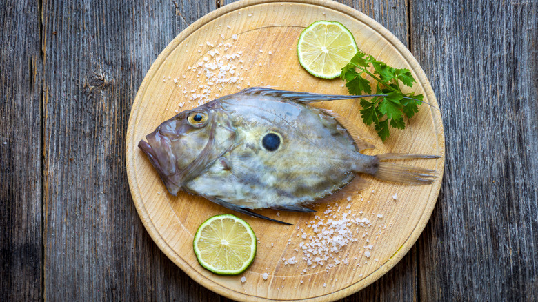 John Dory on plate