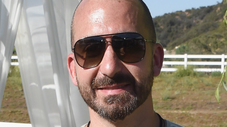 Marc Forgione wearing sunglasses