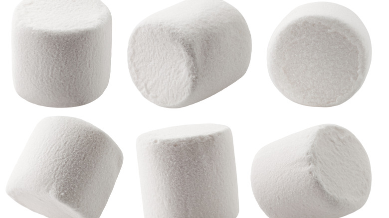 marshmallows in a row