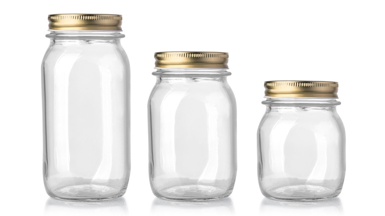 glass jars for storage