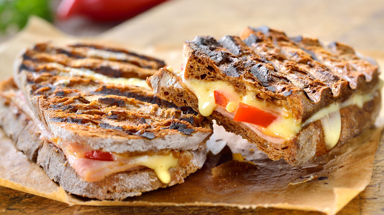 turkey and brie grilled panini