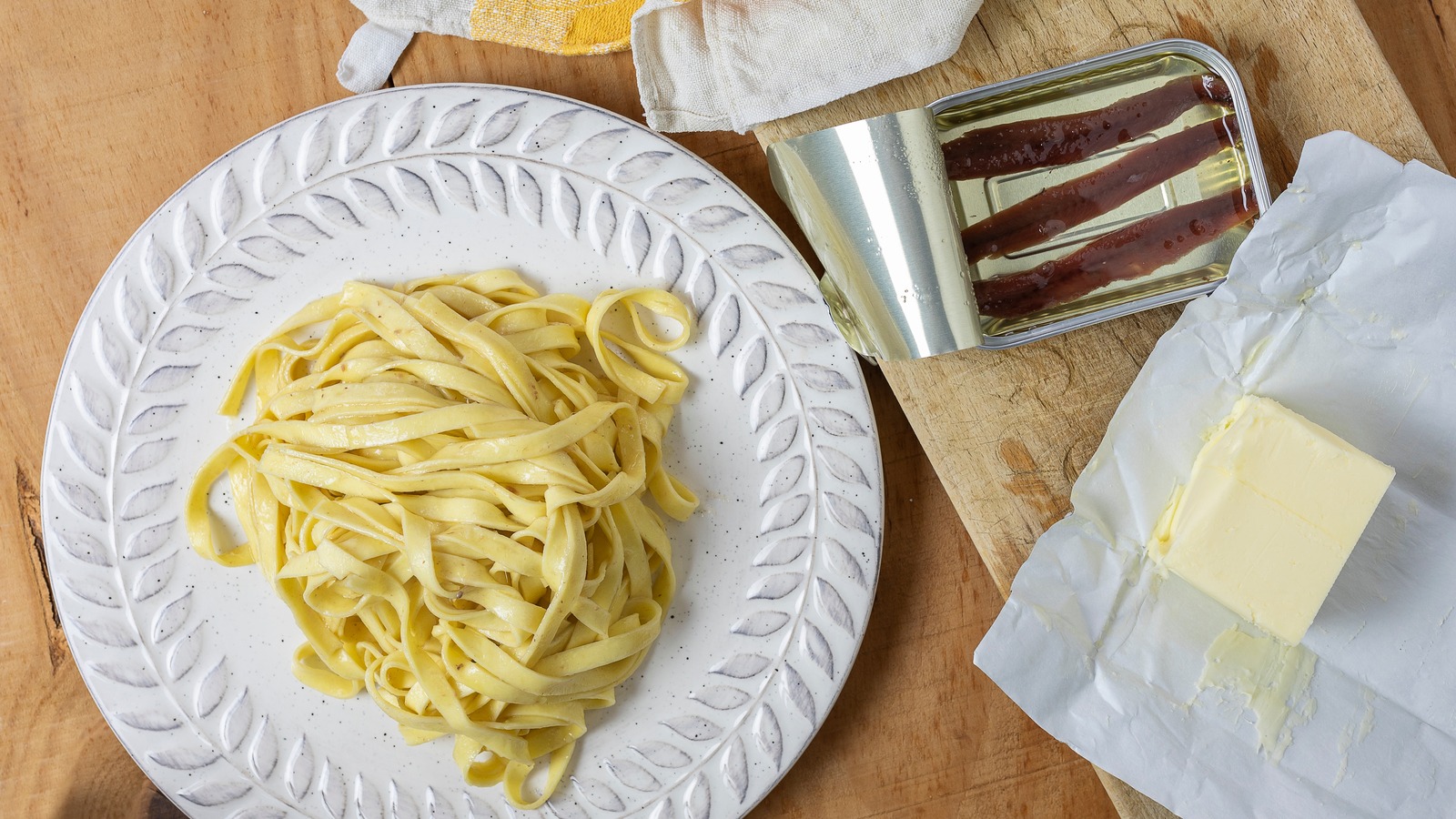 Your Buttered Pasta Is Lacking Pizzazz. Anchovies Are The Fix