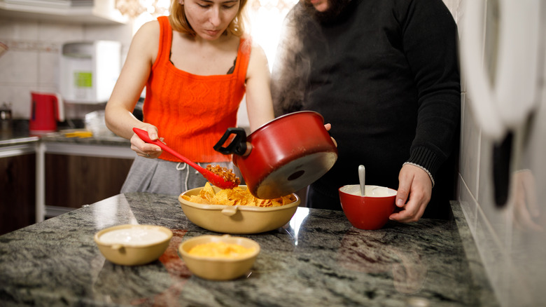 nachos with egg