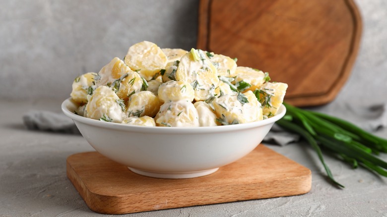 bowl of potato salad