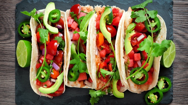 watermelon salsa on tacos