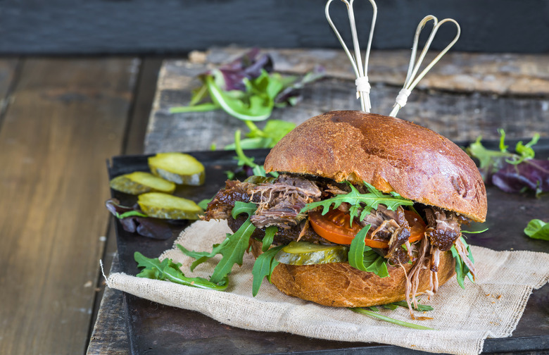 Slow-Cooker Pulled Beef Sandwiches