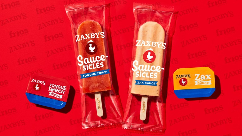 popsicle made of Zaxby's sauce