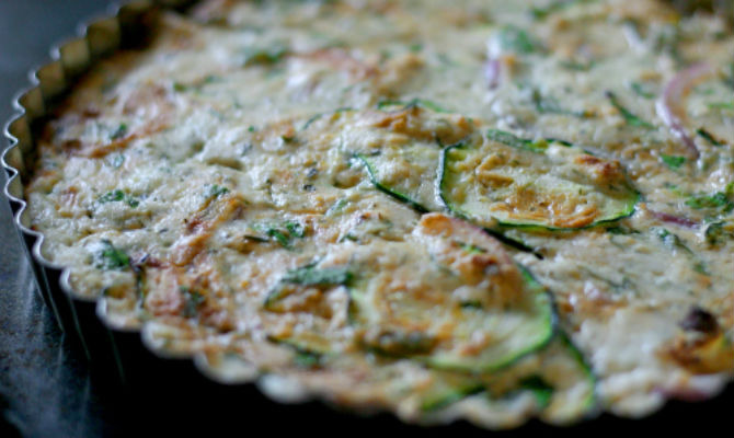 Zucchini and Ricotta Tart