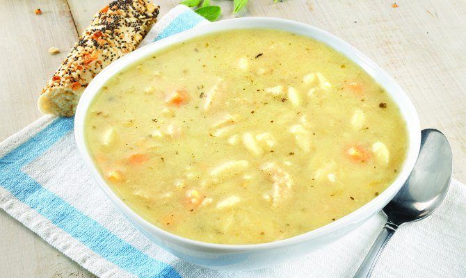 Lemon Chicken Orzo Soup Recipe By Au Bon Pain