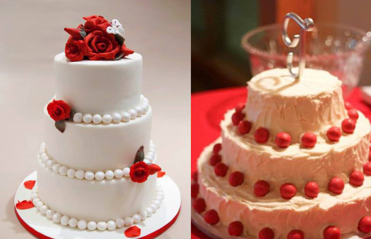 Decoration Miscommunication from 15 Worst Wedding Cake Disasters - The