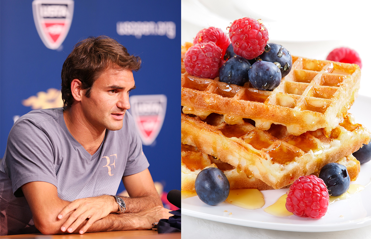 Roger Federer from What 51 Famous People Eat for Breakfast ...