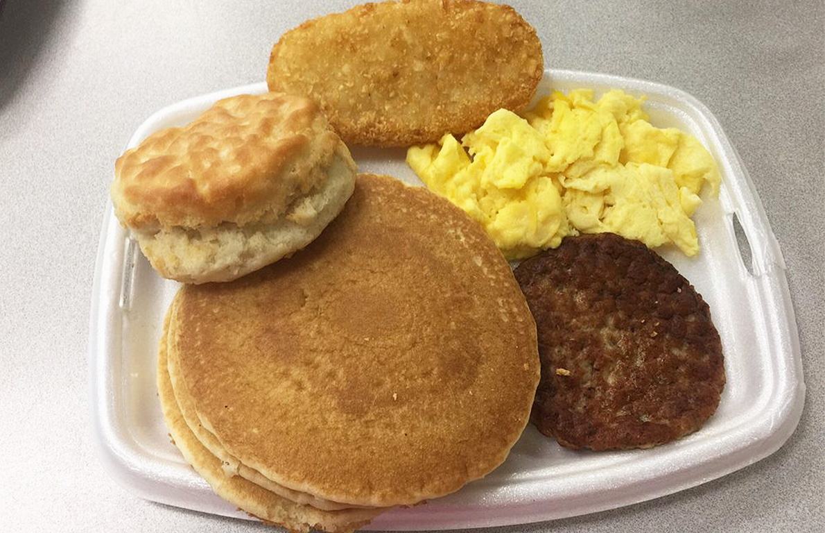 Breakfast Big Breakfast With Hotcakes from The Unhealthiest McDonald’s