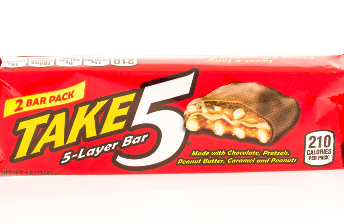 take five candy bars