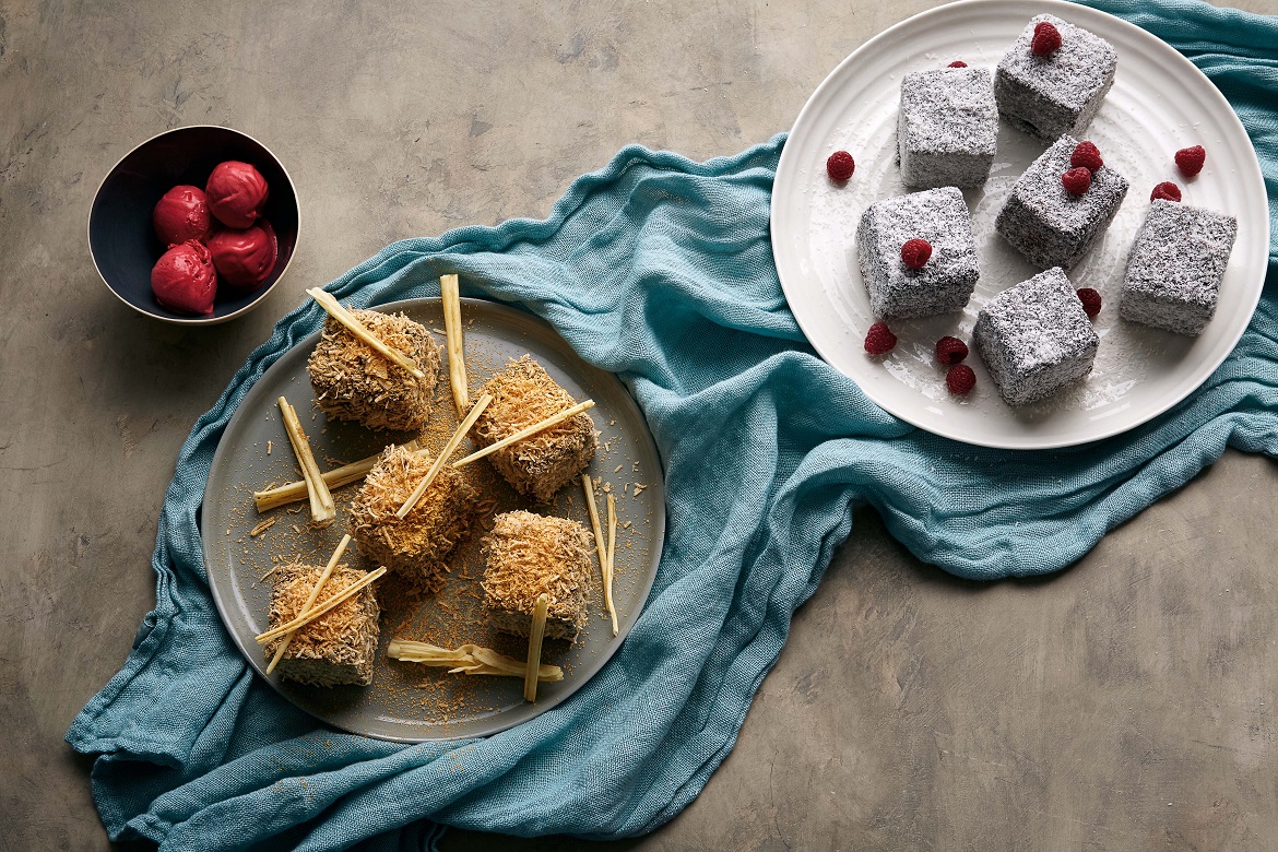 Lamingtons And Lemon Tart