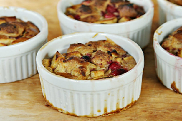 Desserts: Apple Cranberry Bread Pudding