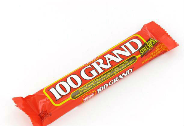 100 Grand Bar from The 7 Healthiest Candy Bars (Slideshow) - The Daily Meal