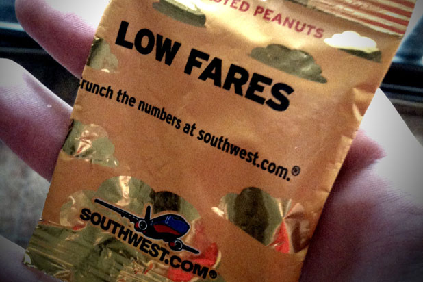 Southwest Airlines’ Healthiest Snack: Salted Peanuts from Unhealthiest ...