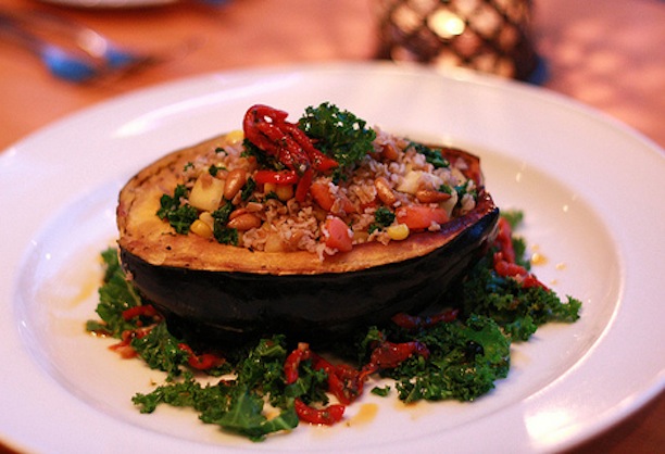 Appetizers: Cranberry Walnut Stuffed Squash