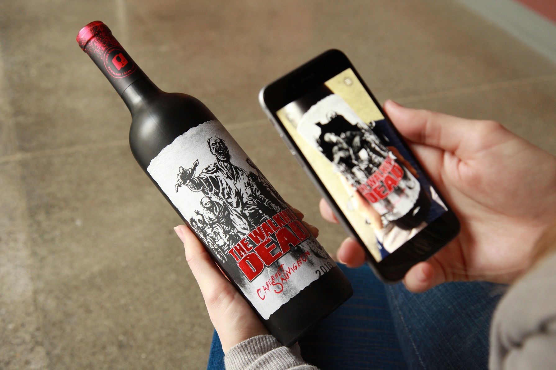 The Walking Dead Come Alive With The Living Wine Labels App