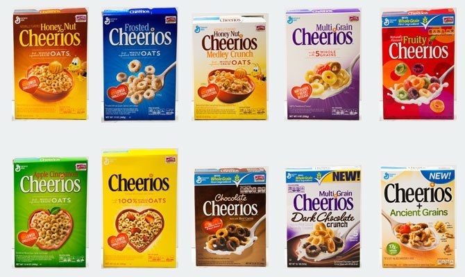 Cheerios Varieties