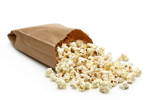 Image result for popcorn in a bag